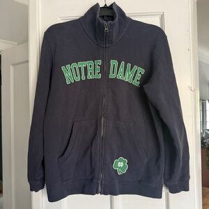 Notre Dame Zip-Up Sweatshirt